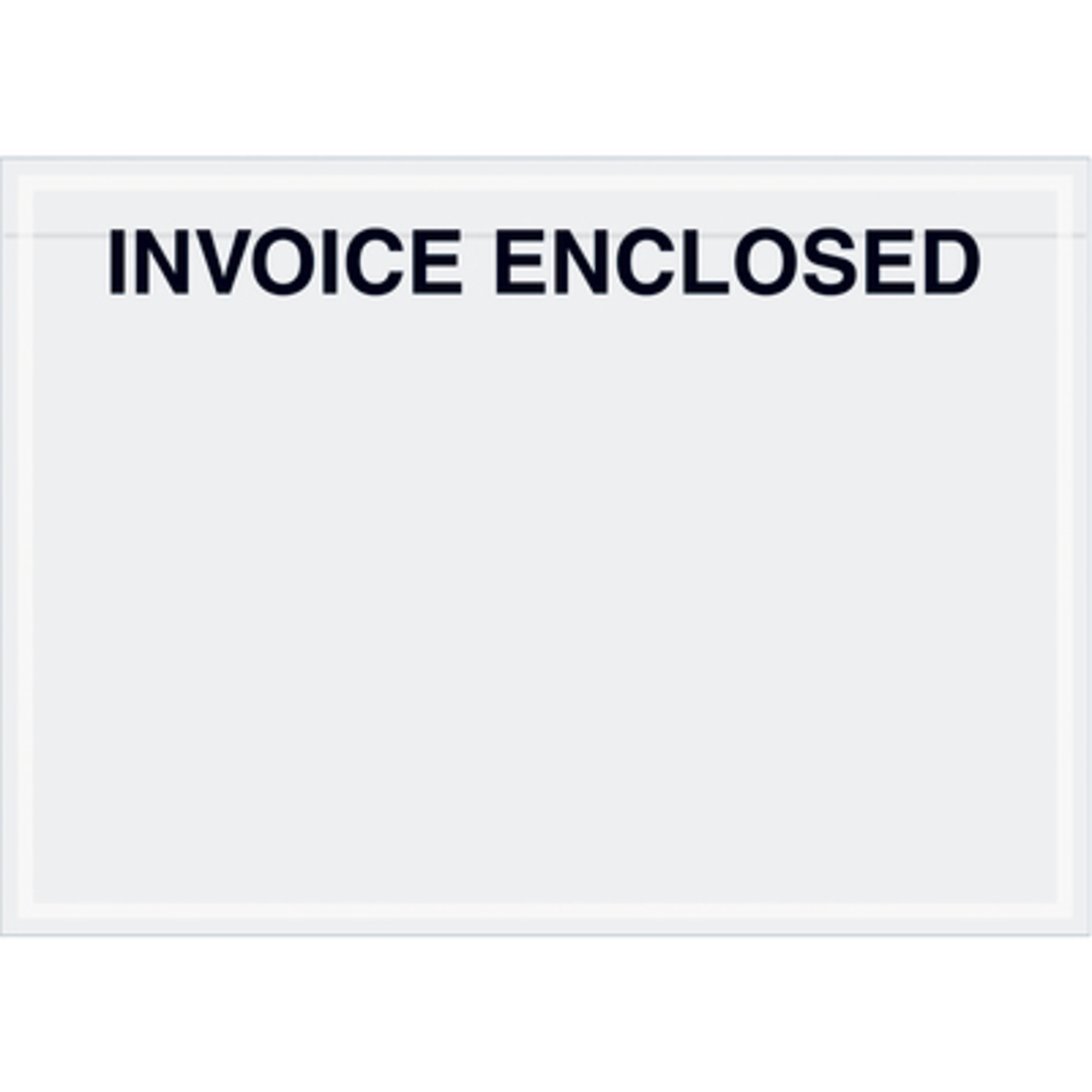 7 x 5in. Clear Face "Invoice E" E 1000/CS, Length 7 in, Model# PL481